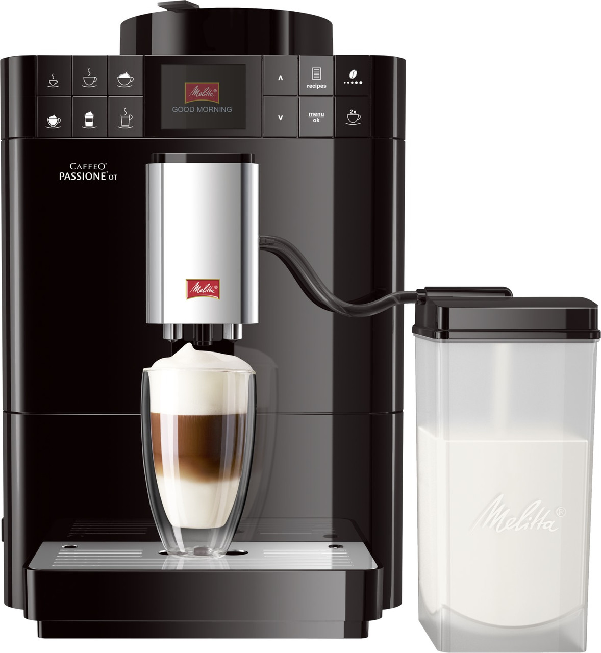 Кавомашина автоматична Melitta CAFFEO Passione OT Black F53/1-102, фото 1