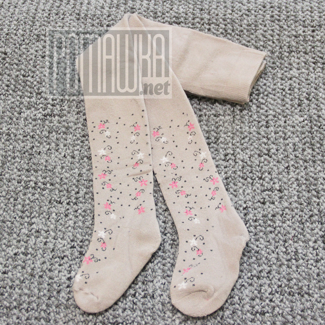 Дитячі теплі махрові колготки 94 см р 134-140 (152-164) 11-13 років для дівчинки для дітей з махри 8002 Черни