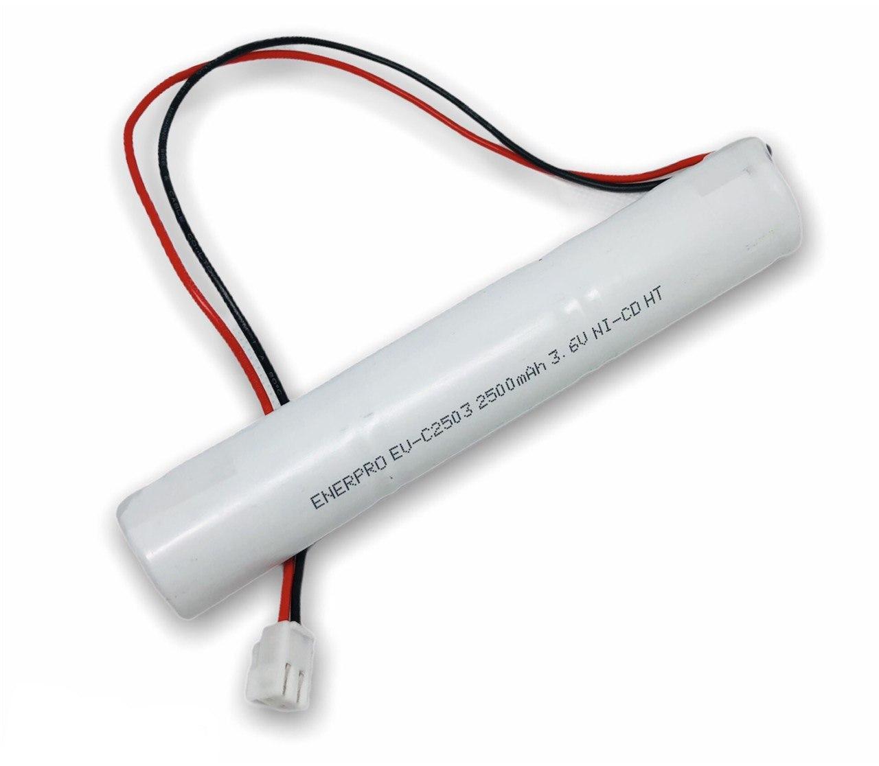 Акумулятор для аварійно освітлення EV-C250 3 2500mAh 3.6V Ni CD HT