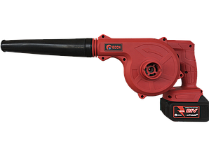 Акумуляторний садовий пилосос-повітродувка Edon AKM-21, 21 В, 1 акк, кейс, насадки