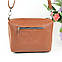 Сумка жіноча ТМ "Vasha Para". Натуральна замша та шкіра. Колір рудий, фото 3