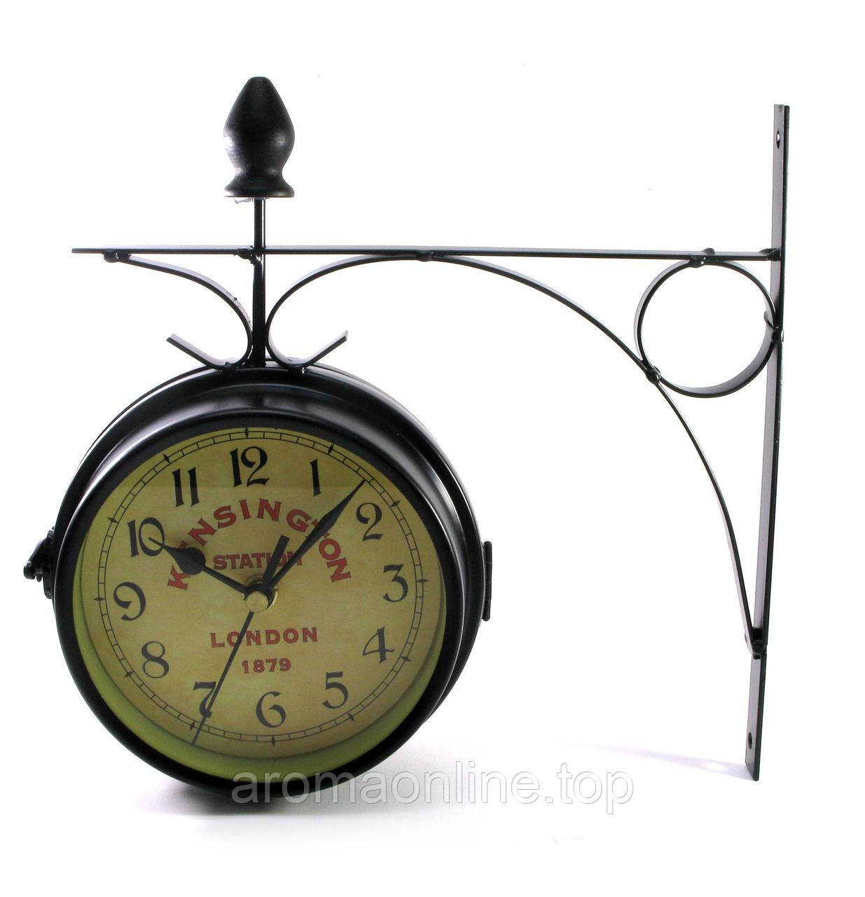 Годинник станційні двосторонні "London", d-13 см, фото 1