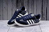 Кросівки чоловічі 17811, Adidas Original, темно-сині, < 41 42 43 44 46> р. 41-26,0см., фото 4