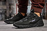 Кросівки чоловічі 15391, Nike React, чорні 44 45, фото 3