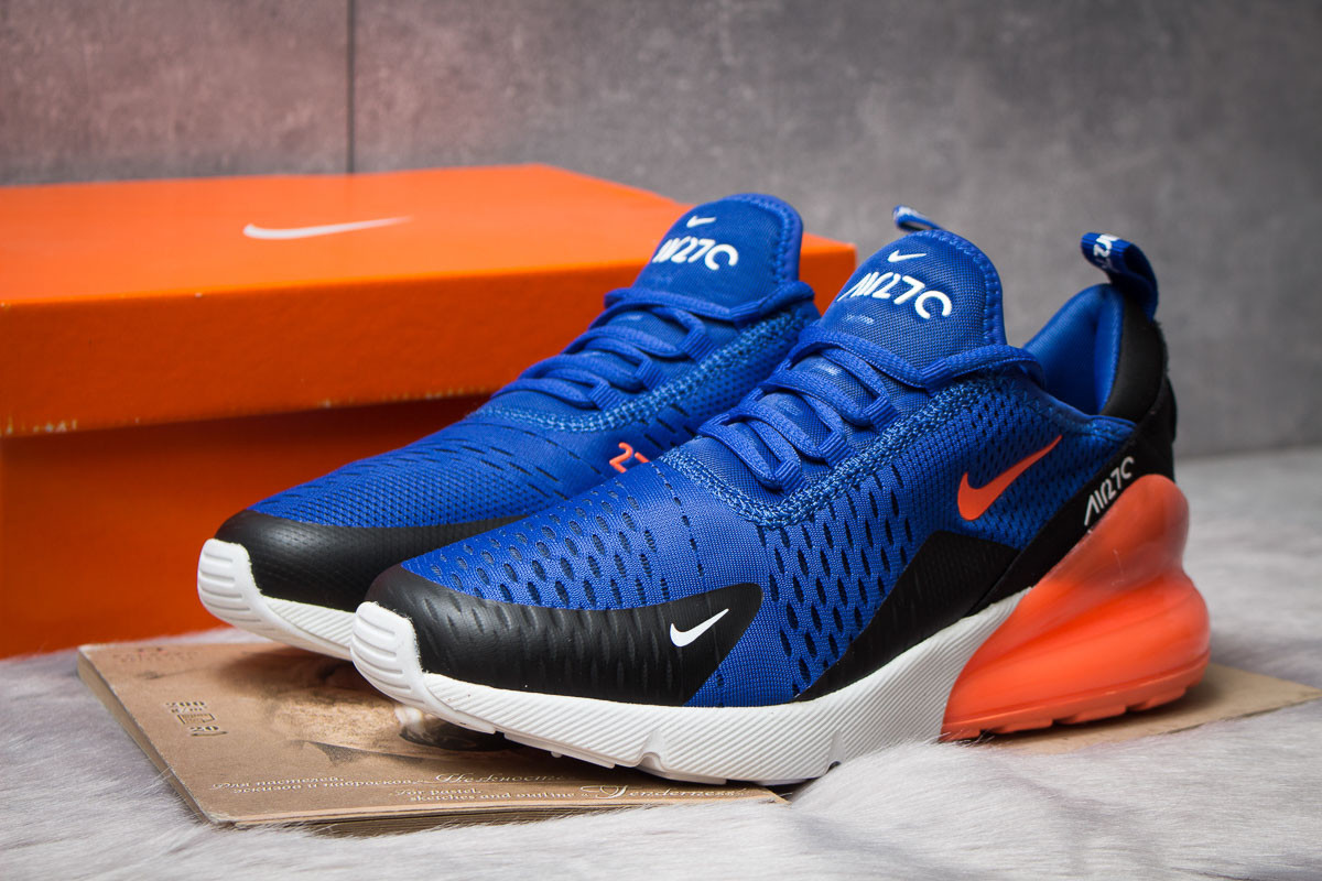 Кросівки чоловічі 14833, Nike Air 270, сині, < 43 44 45> р. 43-27,7см.