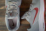 Кросівки чоловічі 17022, Nike Running, сірі, < 42 44> р. 42-26,7см., фото 6
