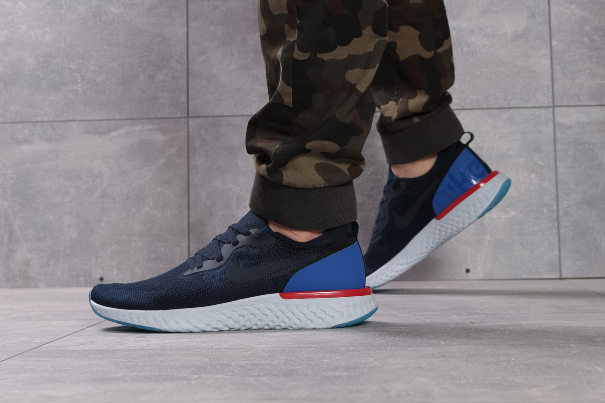 Кросівки чоловічі 16101, Nike Epic React, темно-сині, < 41 43 44 45> р. 41-26,8см.