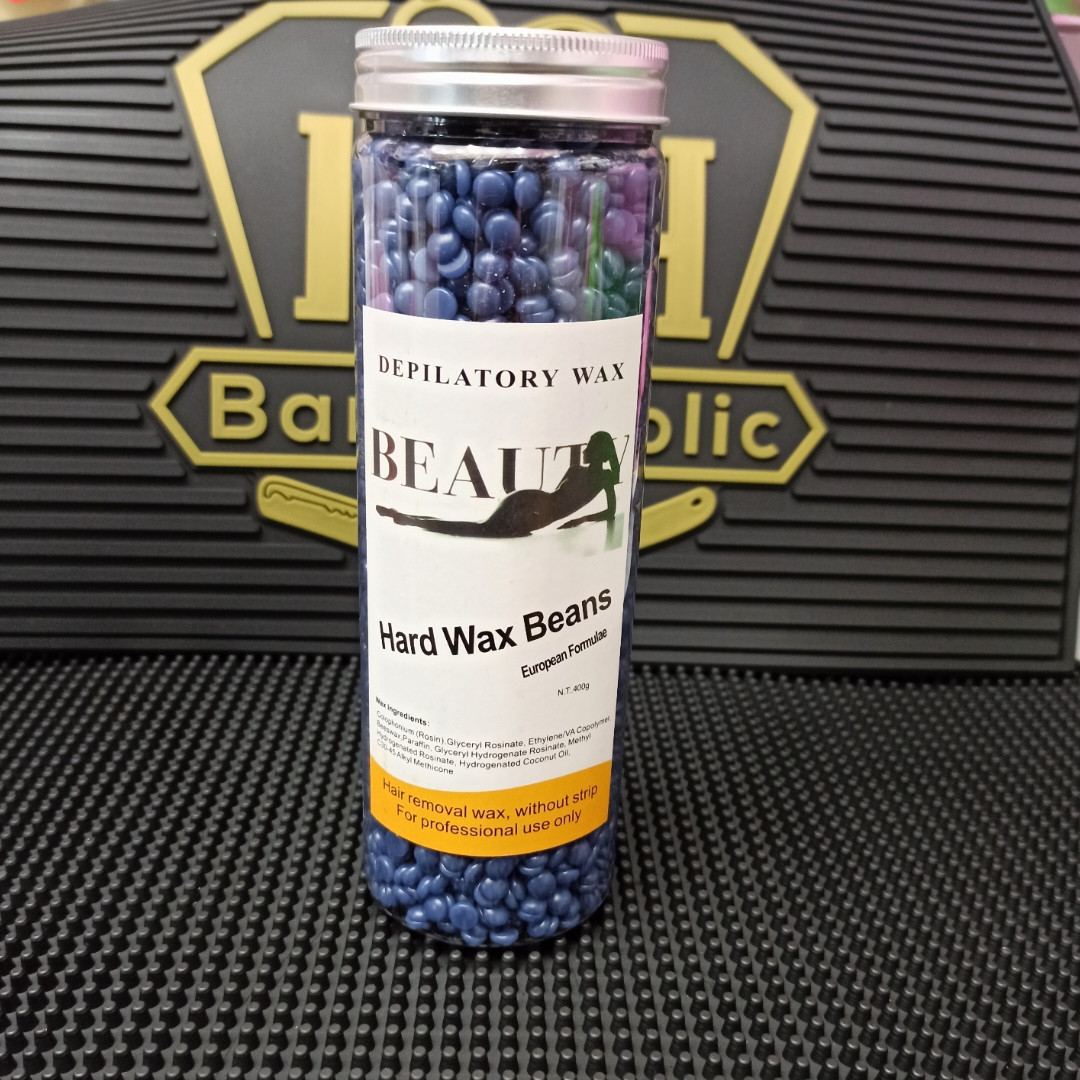 Гарячий віск Beauty в гранулах Hard Wax Beans 400 грамів синій