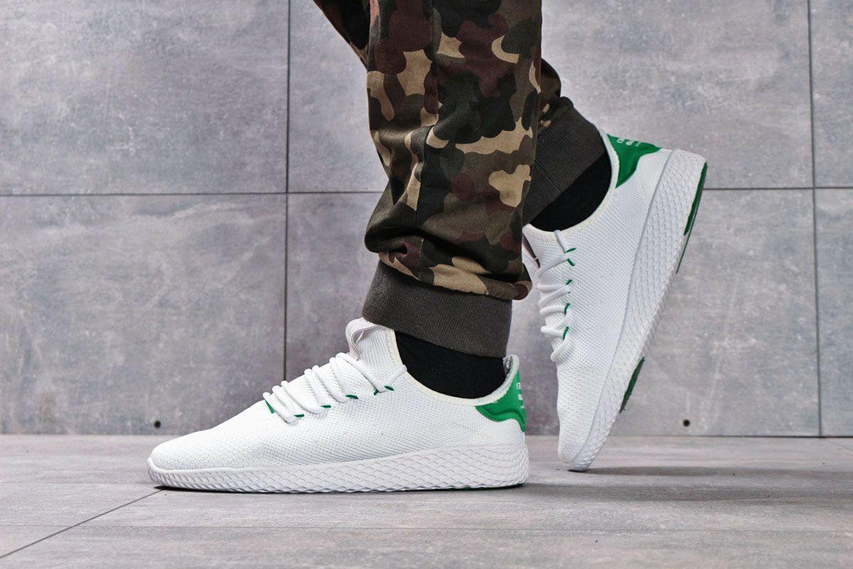 Кросівки чоловічі 16243, Adidas Pharrell Williams, білі 45