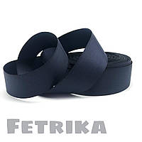 Репсова стрічка чорна 2 см