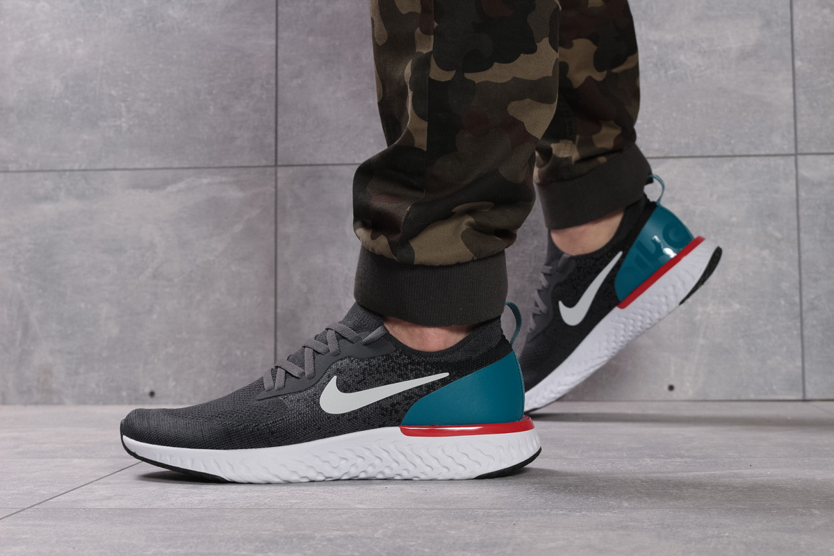 Кросівки чоловічі 16103, Nike Epic React, темно-сірі, < 43 44> р. 43-28,0см., фото 1