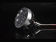 AOZOOM LED прожектори дальнього світла з диявольськими очима/LED High Beam projector lens + Devil Eyes, фото 4