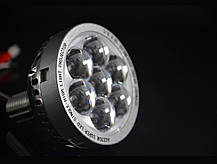 AOZOOM LED прожектори дальнього світла з диявольськими очима/LED High Beam projector lens + Devil Eyes, фото 5