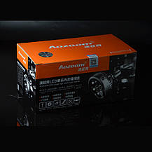 AOZOOM LED прожектори дальнього світла з диявольськими очима/LED High Beam projector lens + Devil Eyes, фото 3