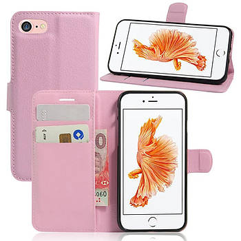 Чохол-книжка Litchie Wallet для Apple iPhone 6 Plus / iPhone 6S Plus Pink