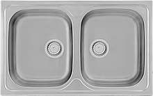 Кухонна мийка Kernau KSS G 804 2B SMOOTH 8050 подвійна