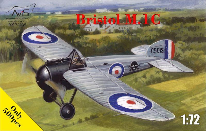 Пластикова модель 1/72 AVIS 72035 Британський винищувач Bristol M.1C