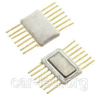 149КТ1Б(Au) мікросхема 4 перемикача електричних сигналів (5-те приймання) (корпус 401.14-6), фото 1