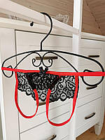 Интимное белье кружевные трусики с открытым доступом. Размеры от XS до XXL