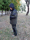 Зимовий костюм для риболовлі та полювання Colambus чорний хакі, фото 10