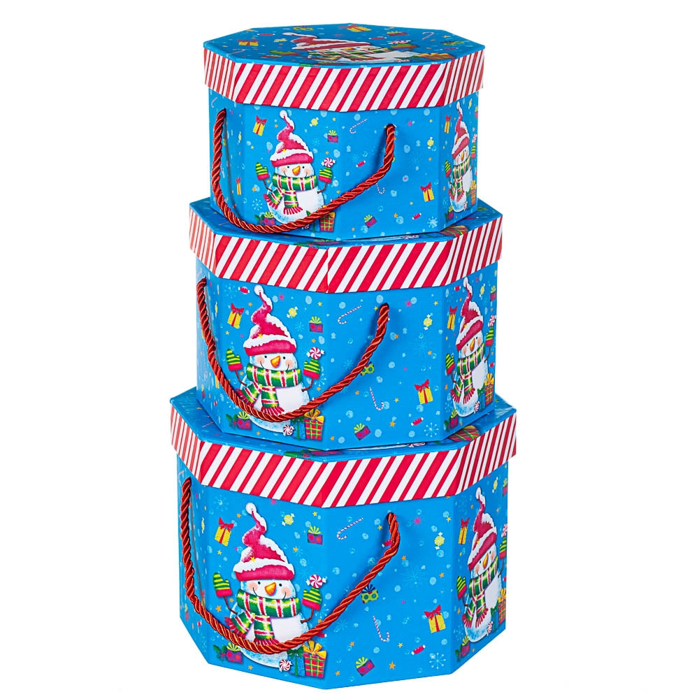 Набір коробок із 3 шт. 22*22*16 (8210-010)