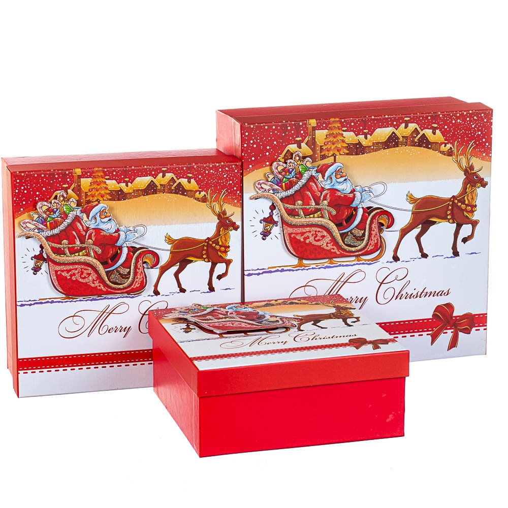 Набір коробок з 3 шт. 28*28*11 (8211-030)