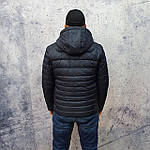 Чоловіча куртка vinyl Black C20-1315C. Чоловіча куртка великого розміру. 58-64р, фото 4