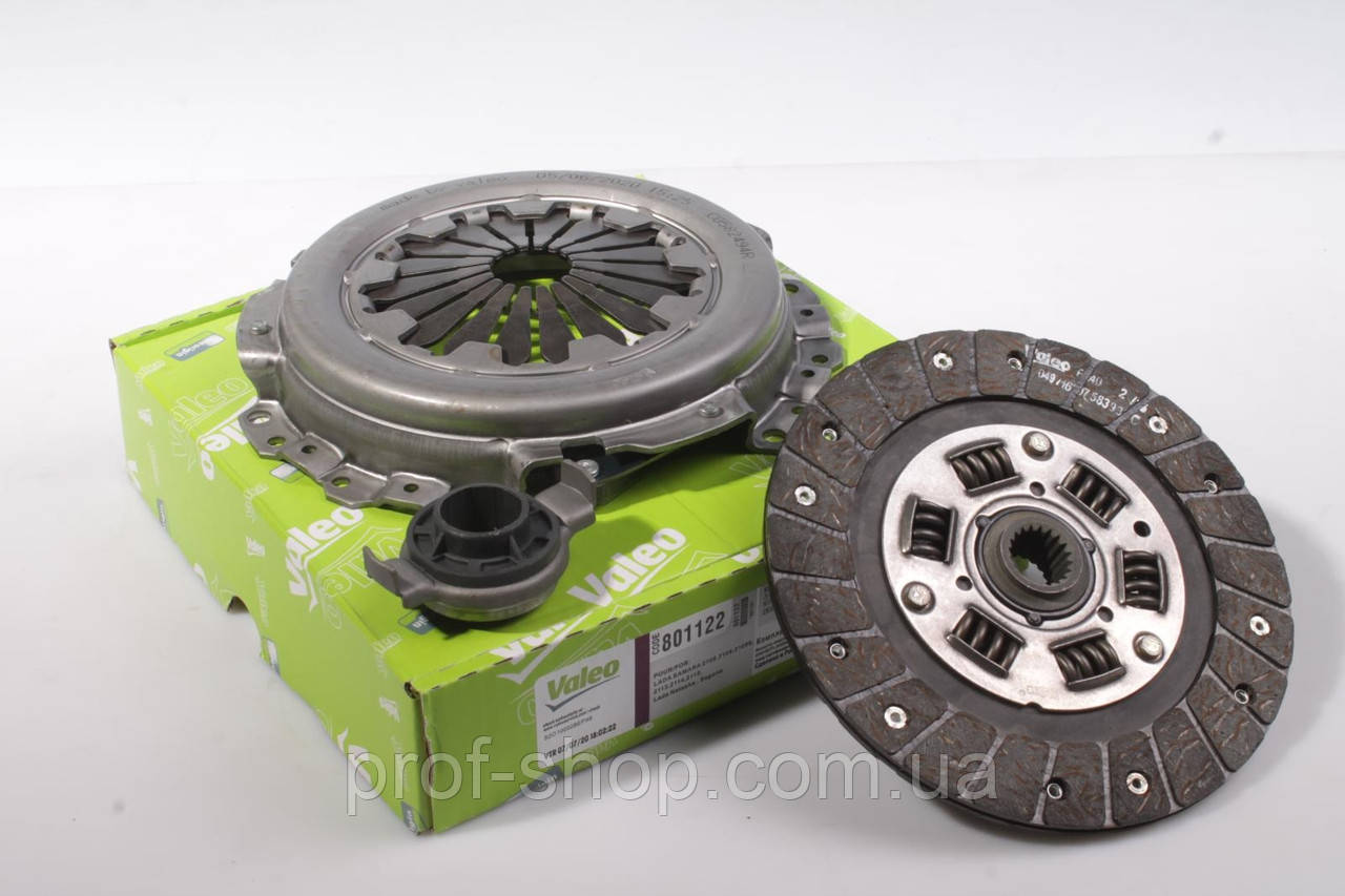 Зчеплення ВАЗ 2108, 2109, 21099, 2115 (диск нажимной, ведений, підшипник) (виробництво Valeo, Німеччина), фото 1