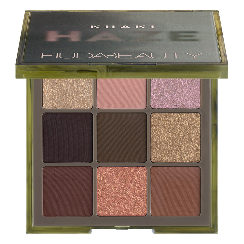 Палетка тіней HUDA BEAUTY Haze Obsessions Palette Khaki 10 г