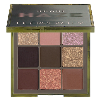 Палетка тіней HUDA BEAUTY Haze Obsessions Palette Khaki 10 г