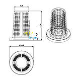 Фільтр форсунки стандарту RAU 07 полімерний | 0-102/07, 220219 AGROPLAST, фото 3