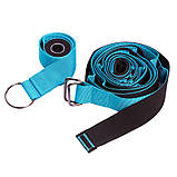 Стрічка для розтяжки з петлями та дверним якорем Stretch Strap Record FI-6907 14 петель, фото 5