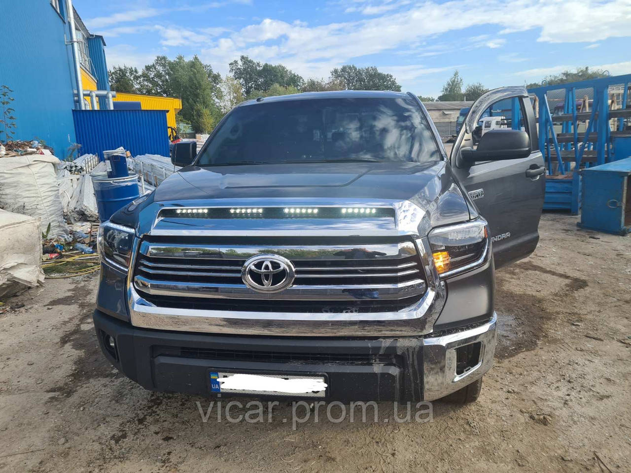 Передние фары диодные (Full - LED) Toyota Tundra (2014 - 2019) - фото 9 - id-p1138828222