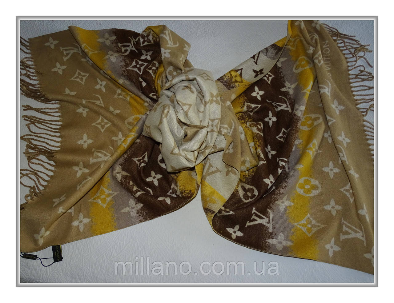 Шарф Louis Vuitton шерсть акрилик