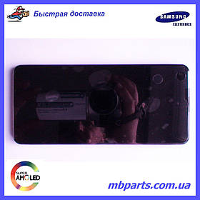 Дисплей з сенсором Samsung А217 Galaxy А21ѕ Black, GH82-22988A, оригінал з рамкою!