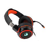 Ігрова гарнітура Meetion MT-HP030 з LED-підсвіткою USB Gaming Backlit Hi-Fi, фото 6