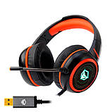 Ігрова гарнітура Meetion MT-HP030 з LED-підсвіткою USB Gaming Backlit Hi-Fi, фото 3