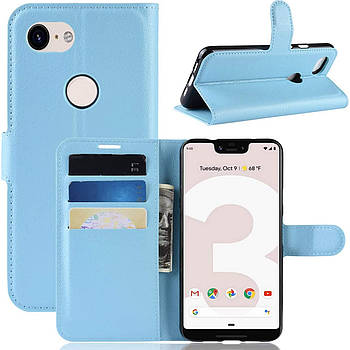 Чохол-книжка Litchie Google Wallet для Pixel 3A XL Blue