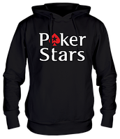 Худи pokerstars | черная толстовка