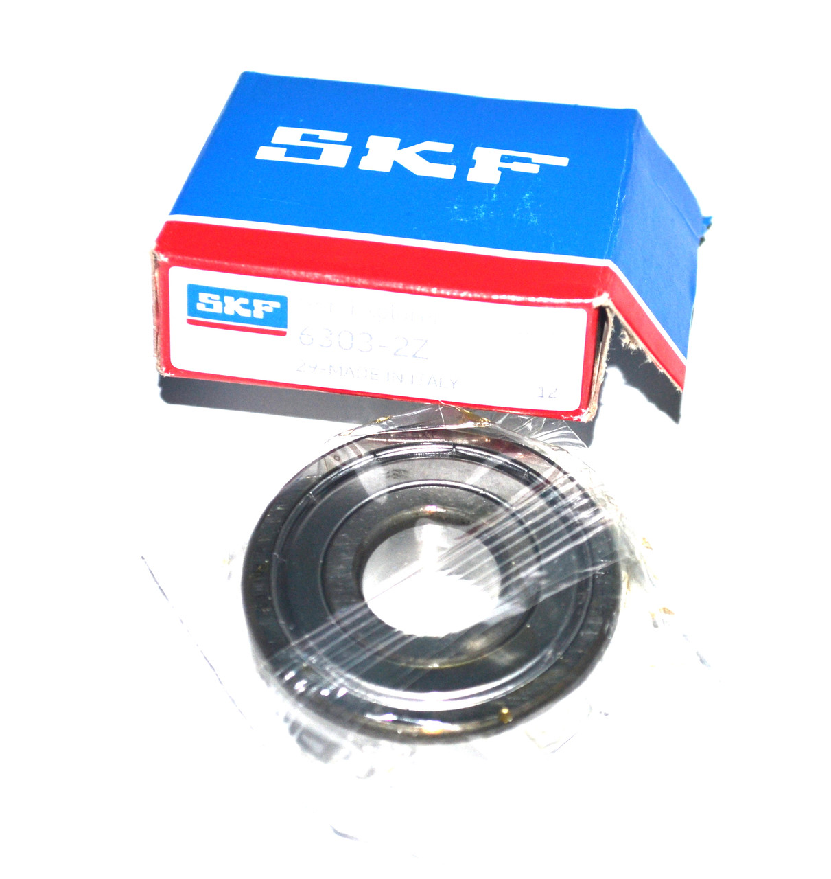 Підшипник для пральної машинки 6303 (303) ZZ SKF 17mm*47mm*14mm (Італія,коробка)