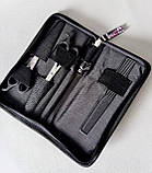 Чорна сумка для перукаря 40*27*18см з чохлом для ножиць, фото 8
