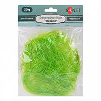 Наповнювач декоративний SANTI «металік», 30 г, зелений