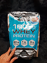 Концентрат сироваткового протеїну Powerful Progress 100% Whey Protein 1 кг полуниця, фото 6