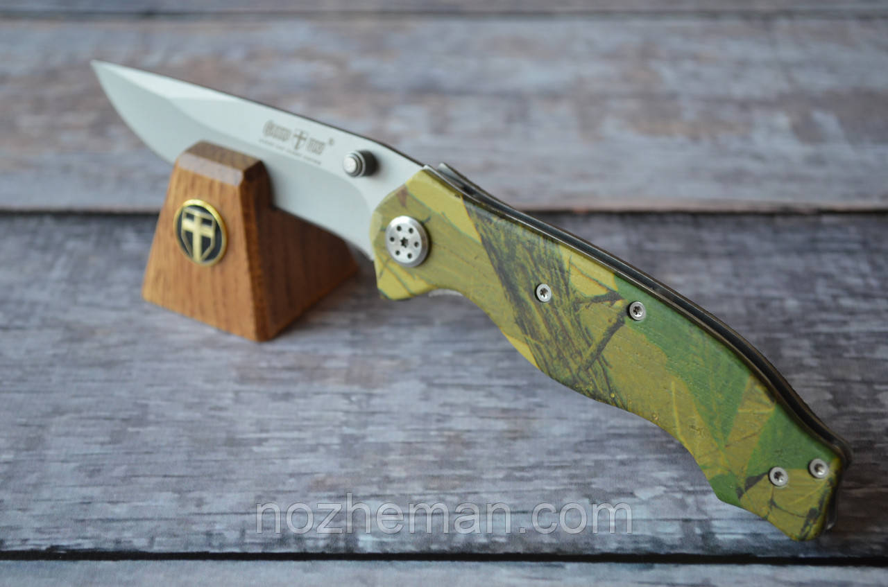 Ніж складаний Єгер 4, с стійкий до забруднення замком, фото 1