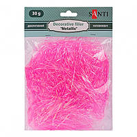 Наповнювач декоративний SANTI «металік», 30 г, рожевий