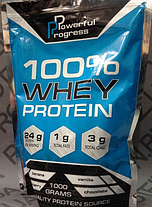 Концентрат сироваткового протеїну Powerful Progress 100% Whey Protein 1 кг полуниця, фото 3