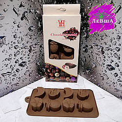 Форма силіконова YongHao Фрукти (-40 °C... +230°С) № 50713