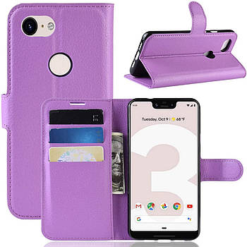 Чохол-книжка Litchie Google Wallet для Pixel 3A Violet