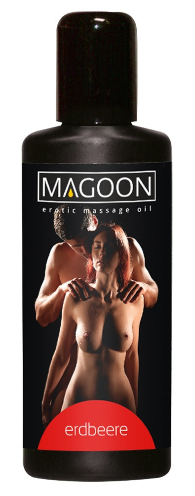 Еротична масажна олія з полуничним ароматом - Magoon Erdbeere Massage-Öl, 50 мл