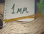 Гніт вощений 1 мм бавовняний плетений для свічок і рукоділля 100 м, фото 6